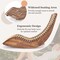 Outdoor Rocking Chair Acacia Wood Patio Sun Lounger Ergonomic High Back Rocker